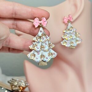 ⚜️ Christmas Tree Earrings with Zirconia ⚜️